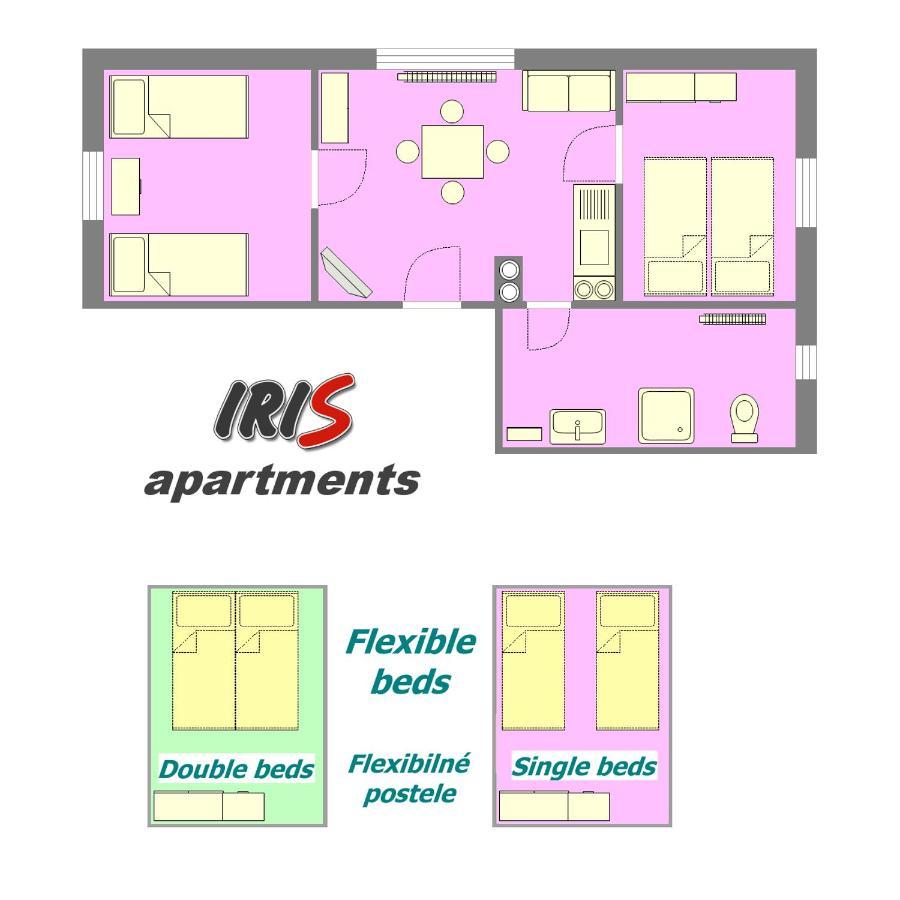 Apartments Iris Ліптовський Мікулаш Екстер'єр фото